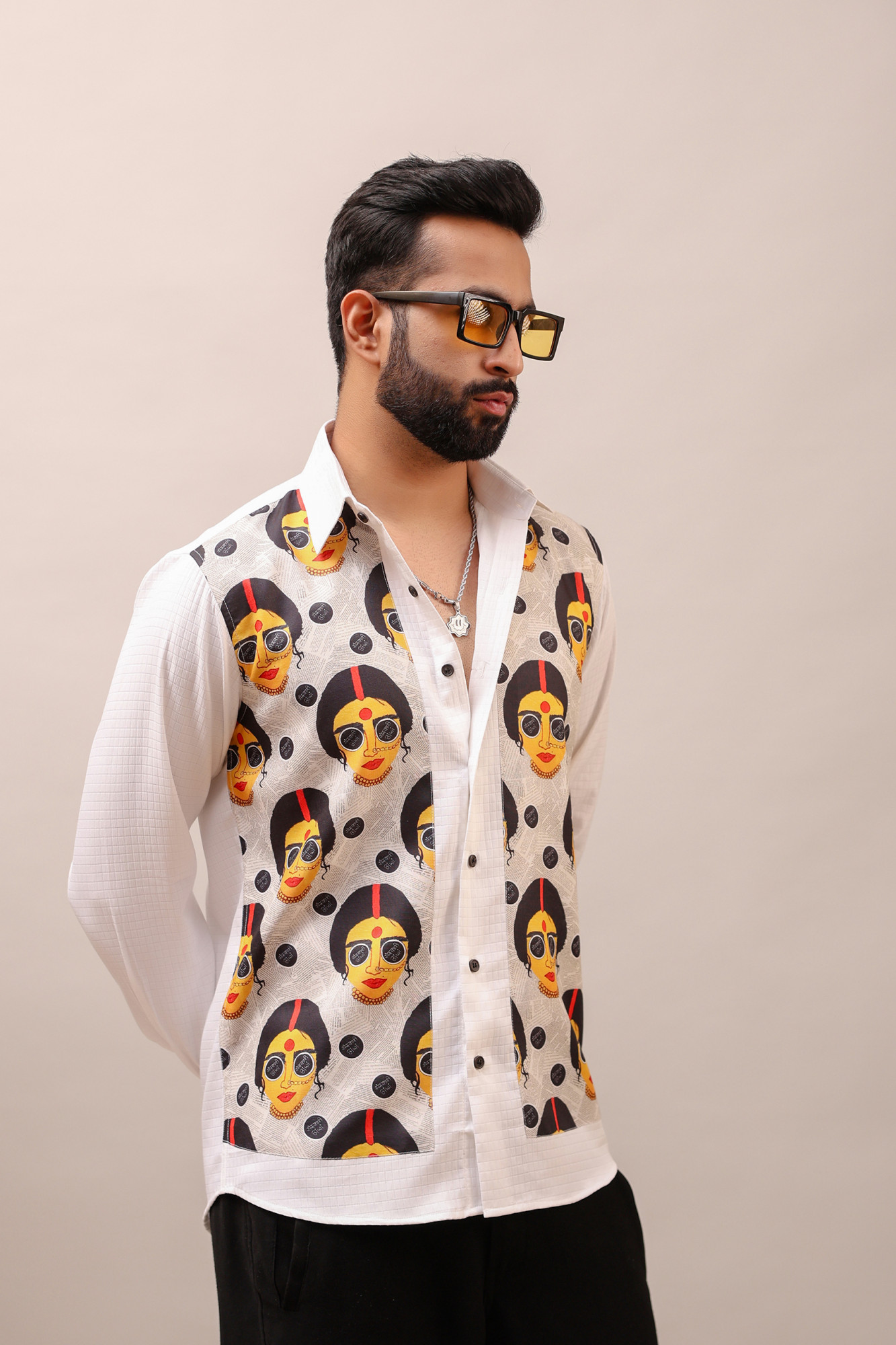 Sanskari Biwi Motif Shirt
