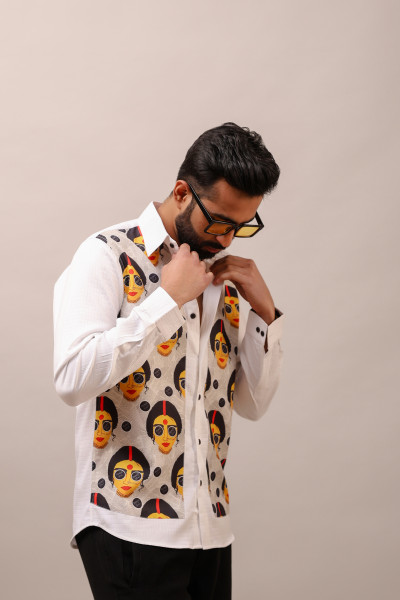Sanskari Biwi Motif Shirt