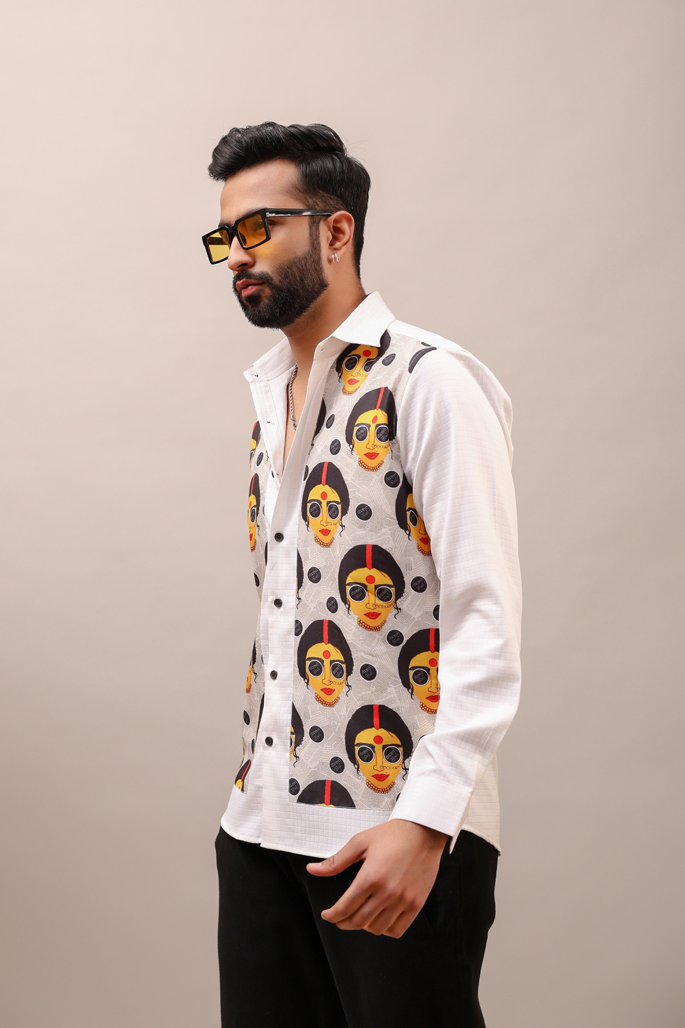 Sanskari Biwi Motif Shirt