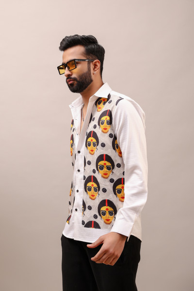 Sanskari Biwi Motif Shirt