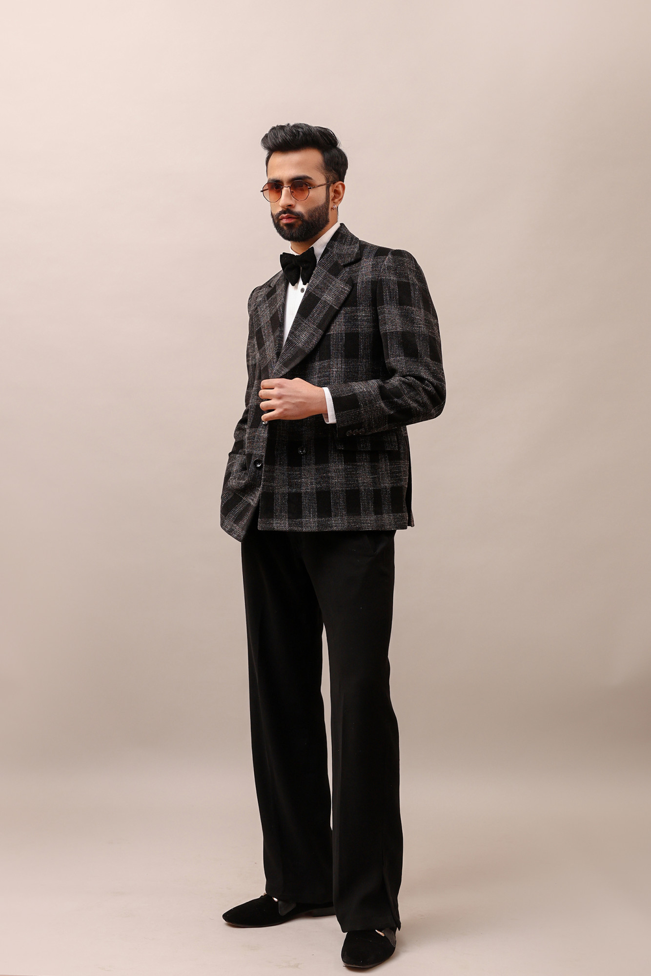 Woolen Checks Blazer