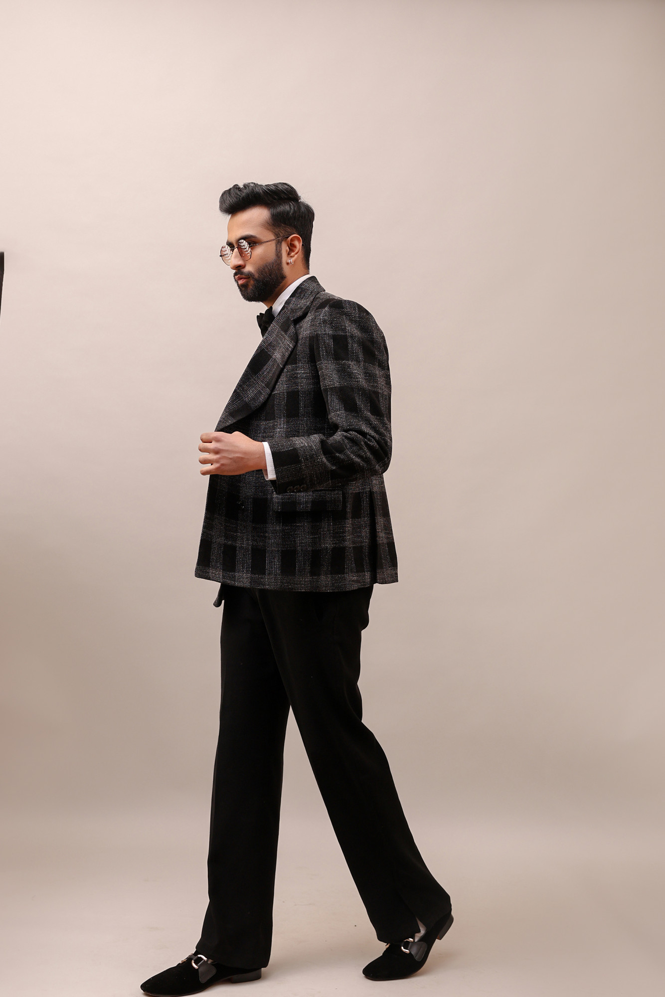 Woolen Checks Blazer