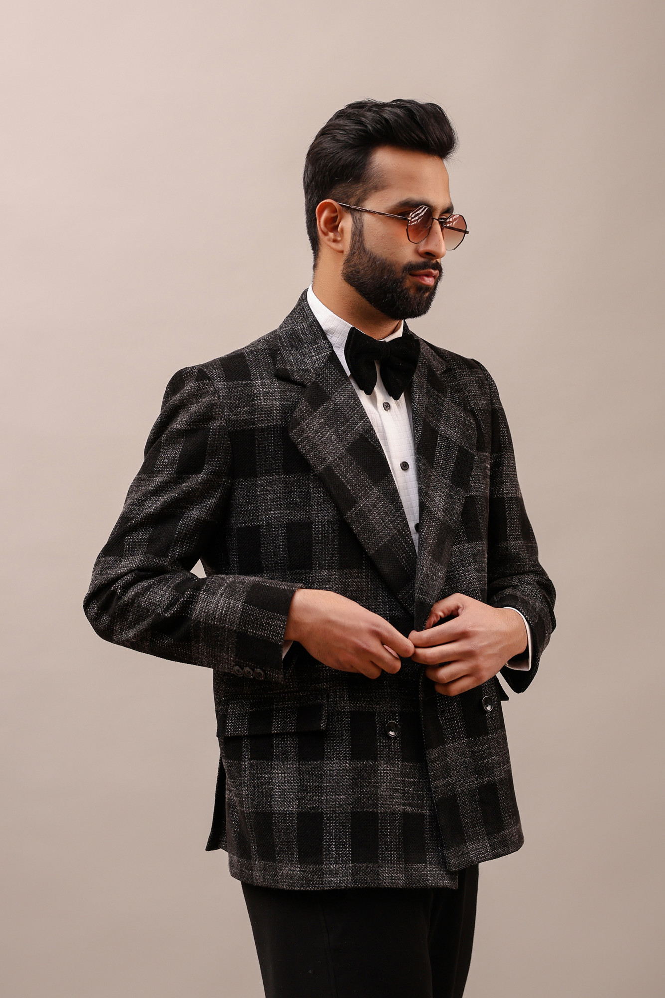 Woolen Checks Blazer