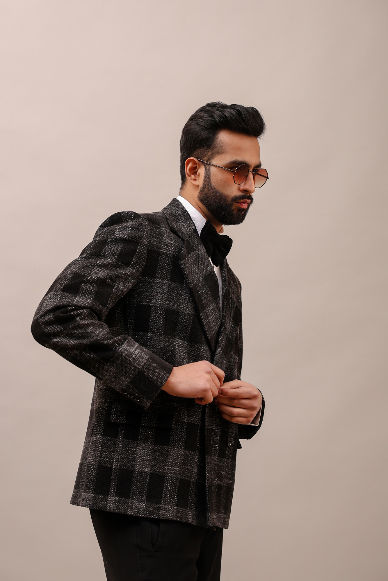 Woolen Checks Blazer