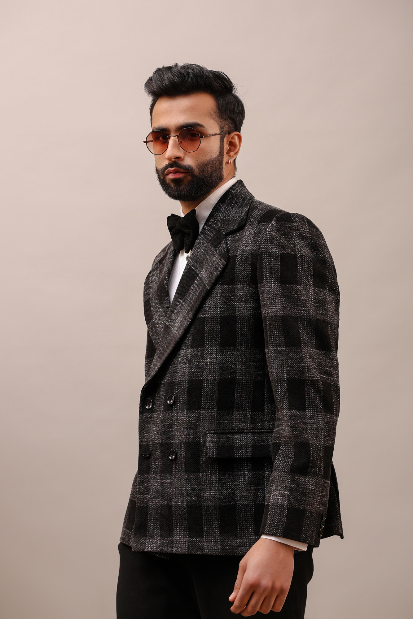 Woolen Checks Blazer