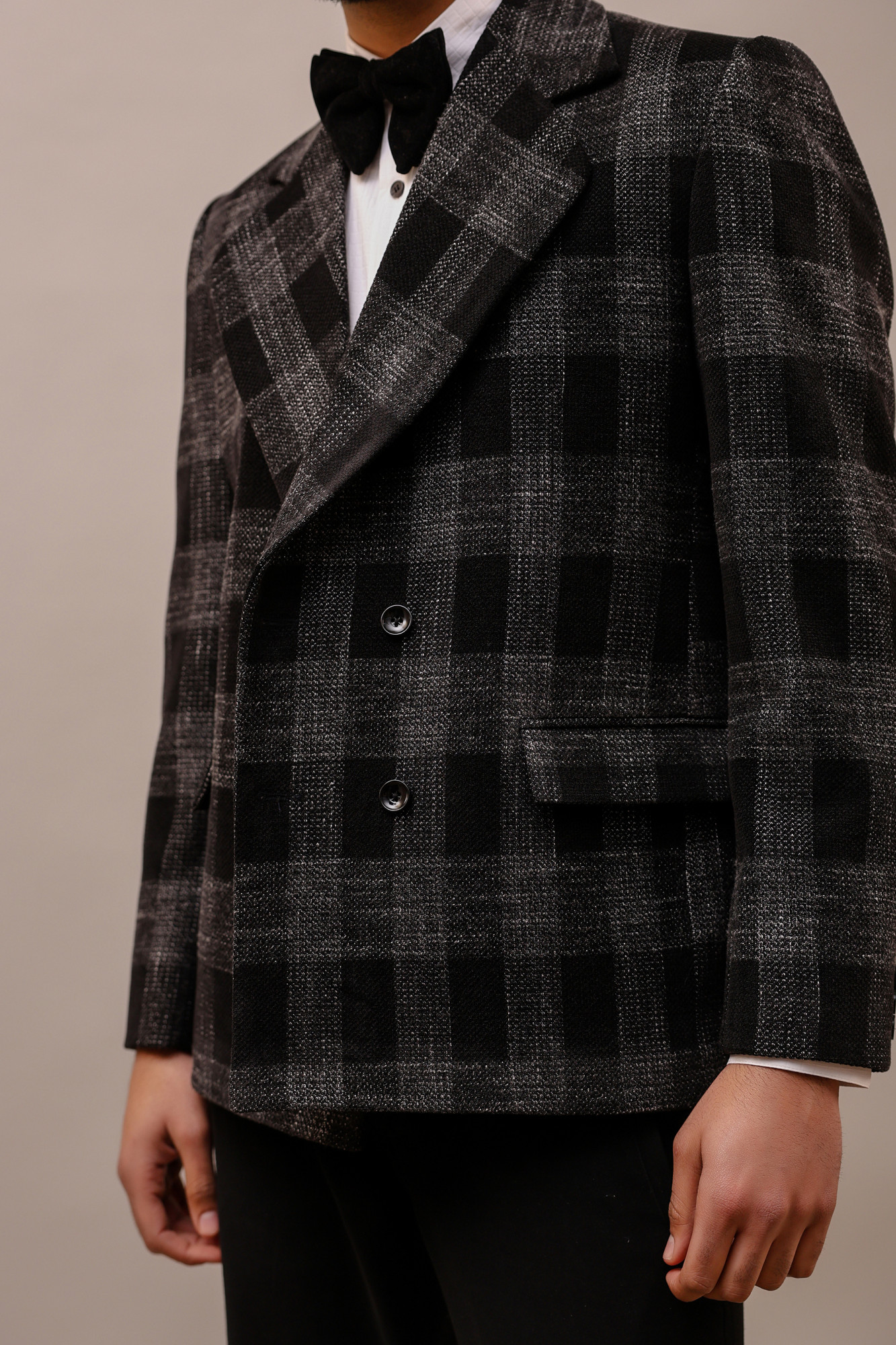 Woolen Checks Blazer