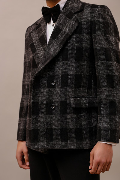 Woolen Checks Blazer