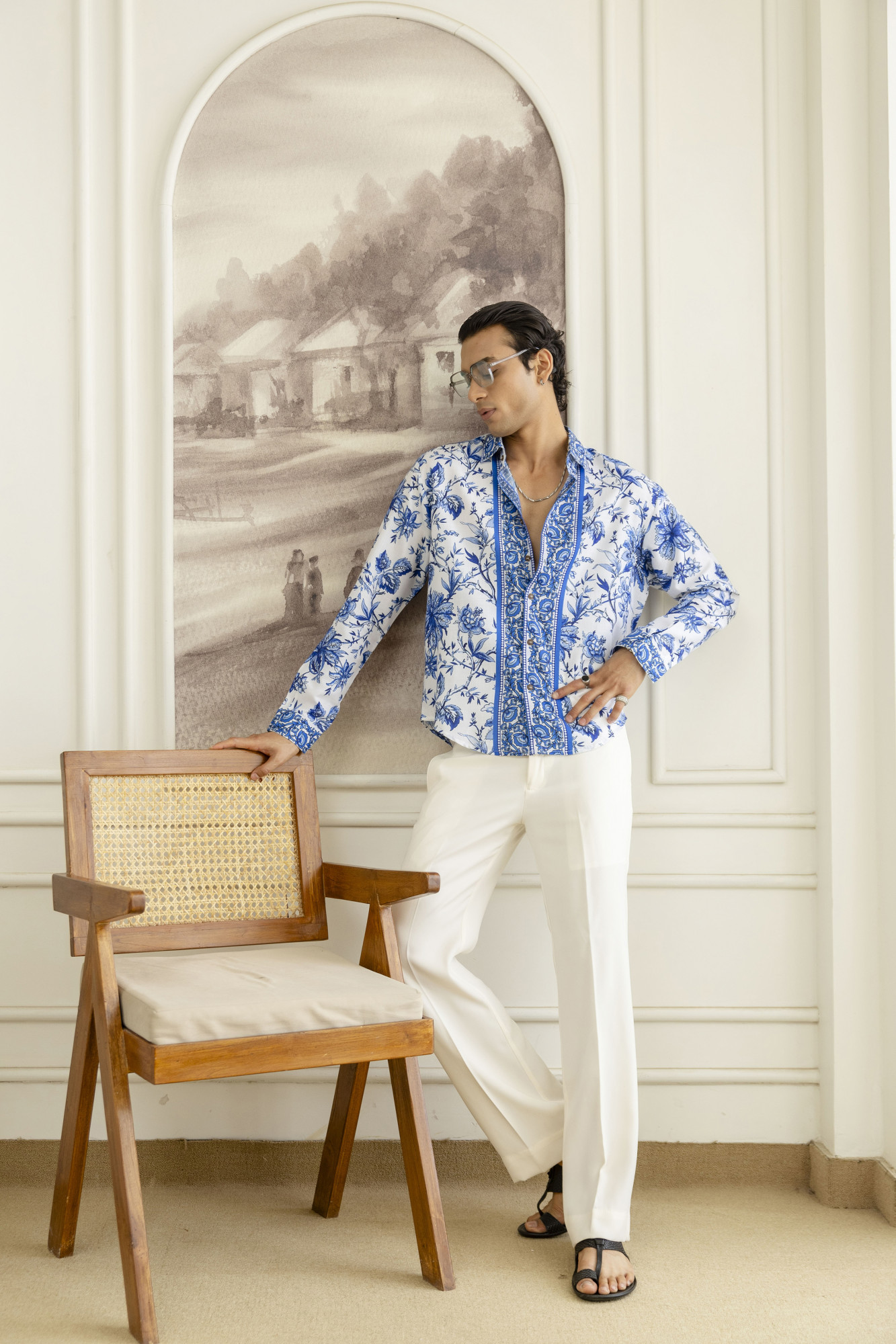 Blue Pottery Relax Fit Shirt