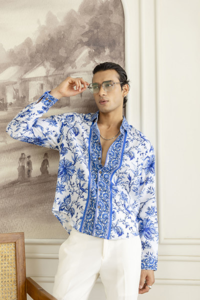 Blue Pottery Relax Fit Shirt