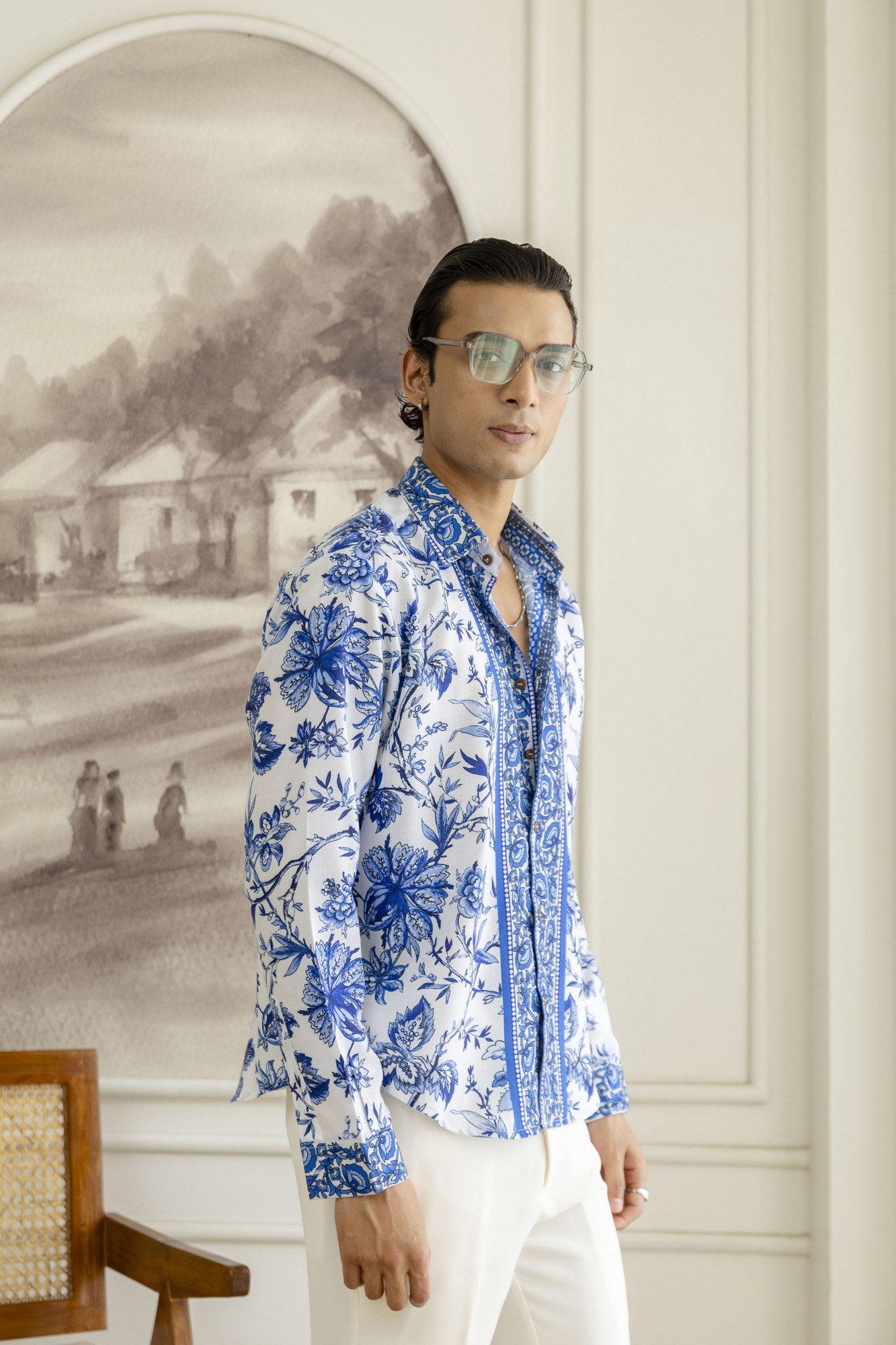 Blue Pottery Relax Fit Shirt