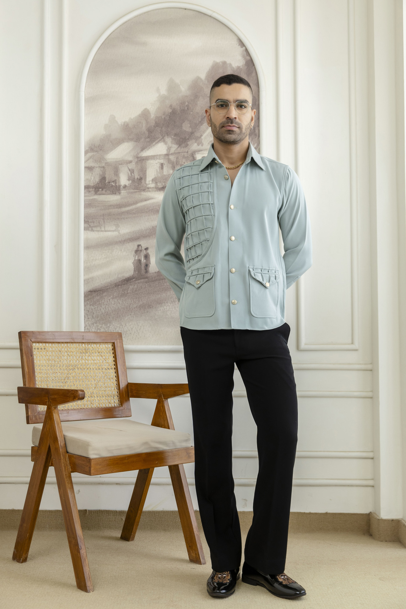 Pin Box Royal Shacket In Mint