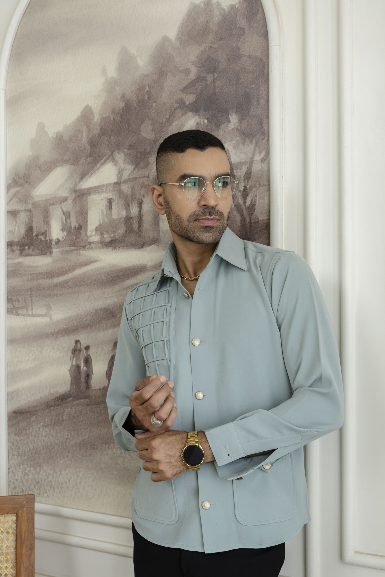 Pin Box Royal Shacket In Mint