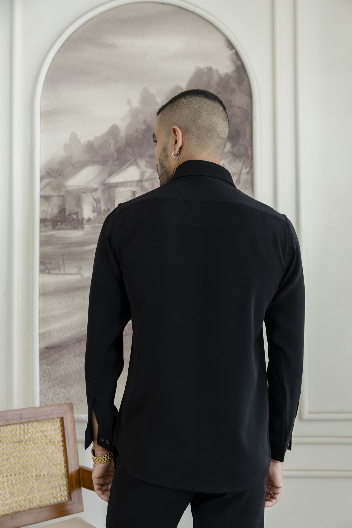 Japanese Lion Handpainted Shirt