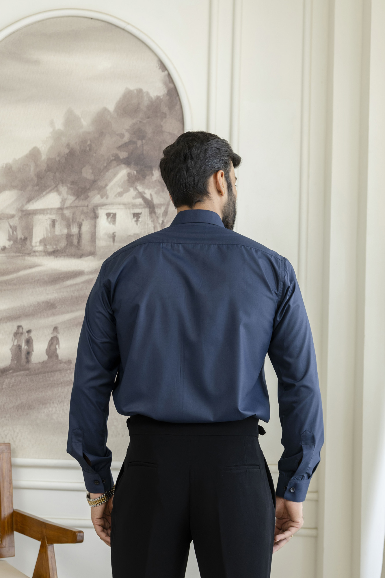 Hotfix Bird Shirt In Blue