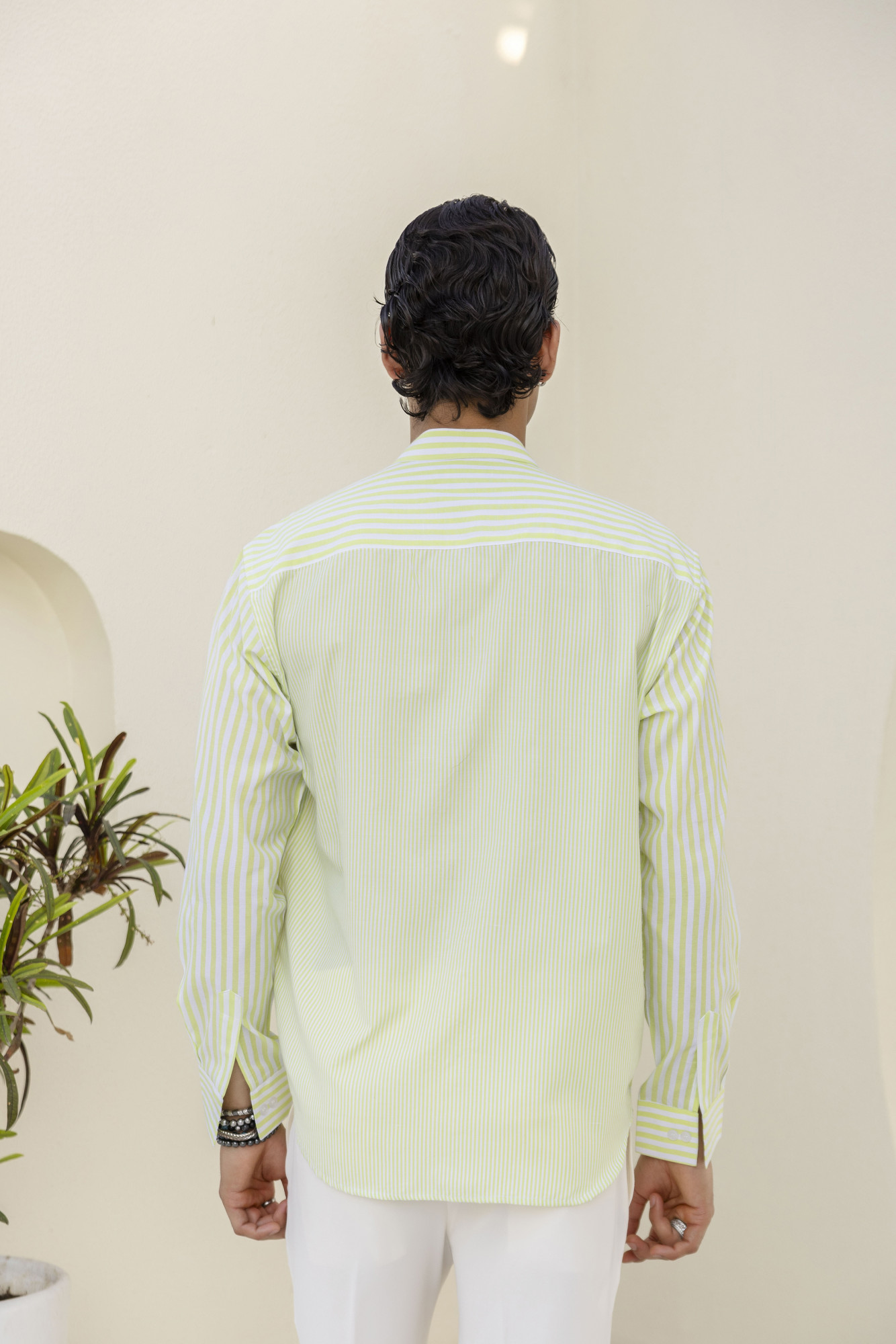 Striped Candy Shirt In Green