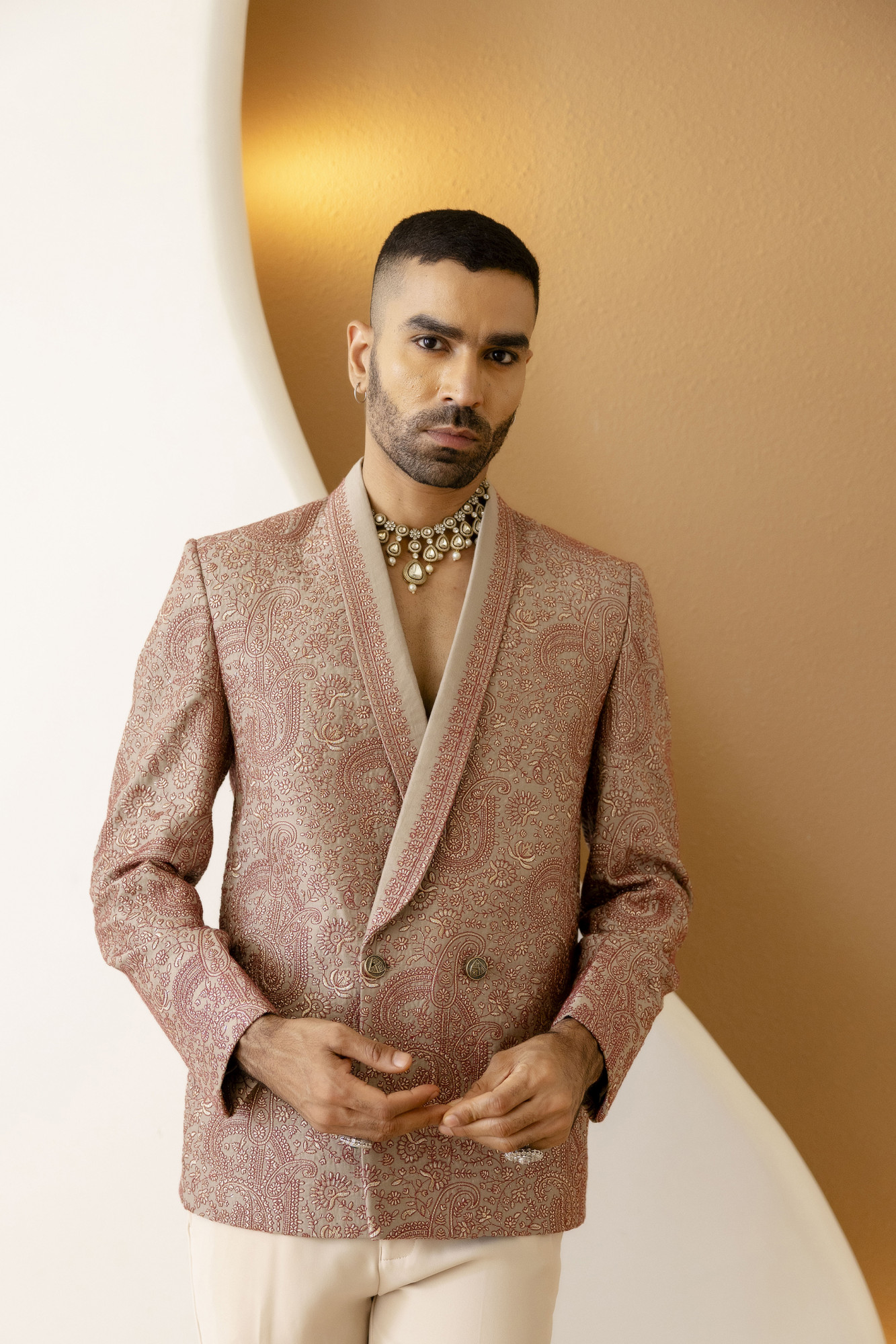 Kashmiri Embroidery Blazer