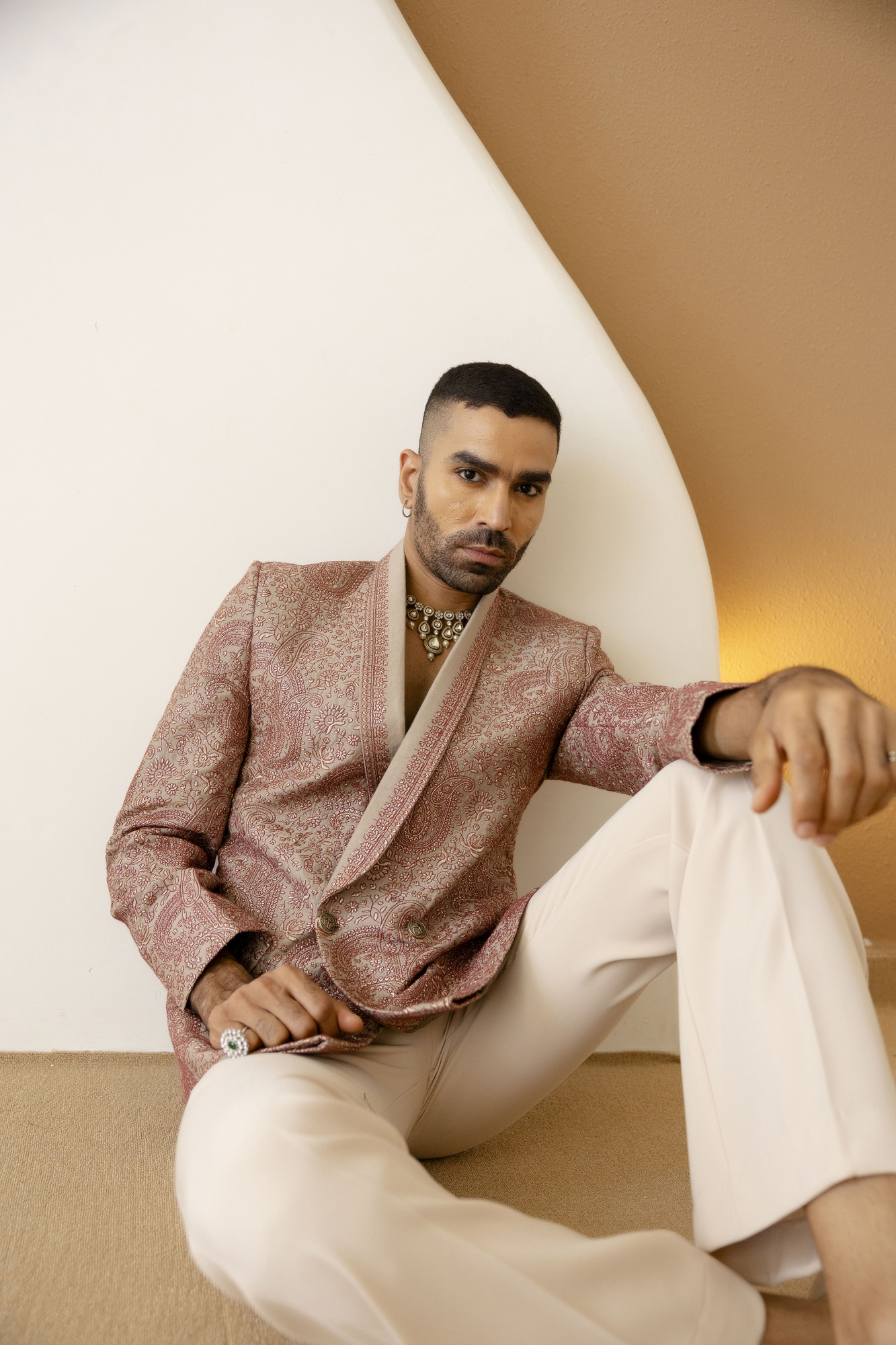 Kashmiri Embroidery Blazer