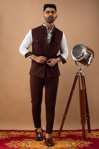 Hunter Jacket In Wine