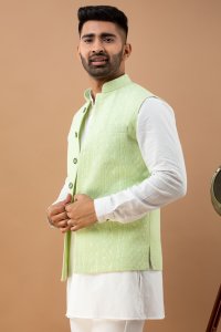 Green Embroidered Jacket