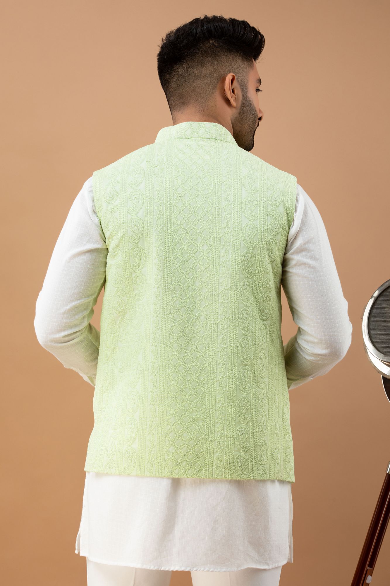 Green Embroidered Jacket