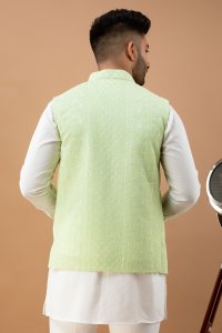 Green Embroidered Jacket