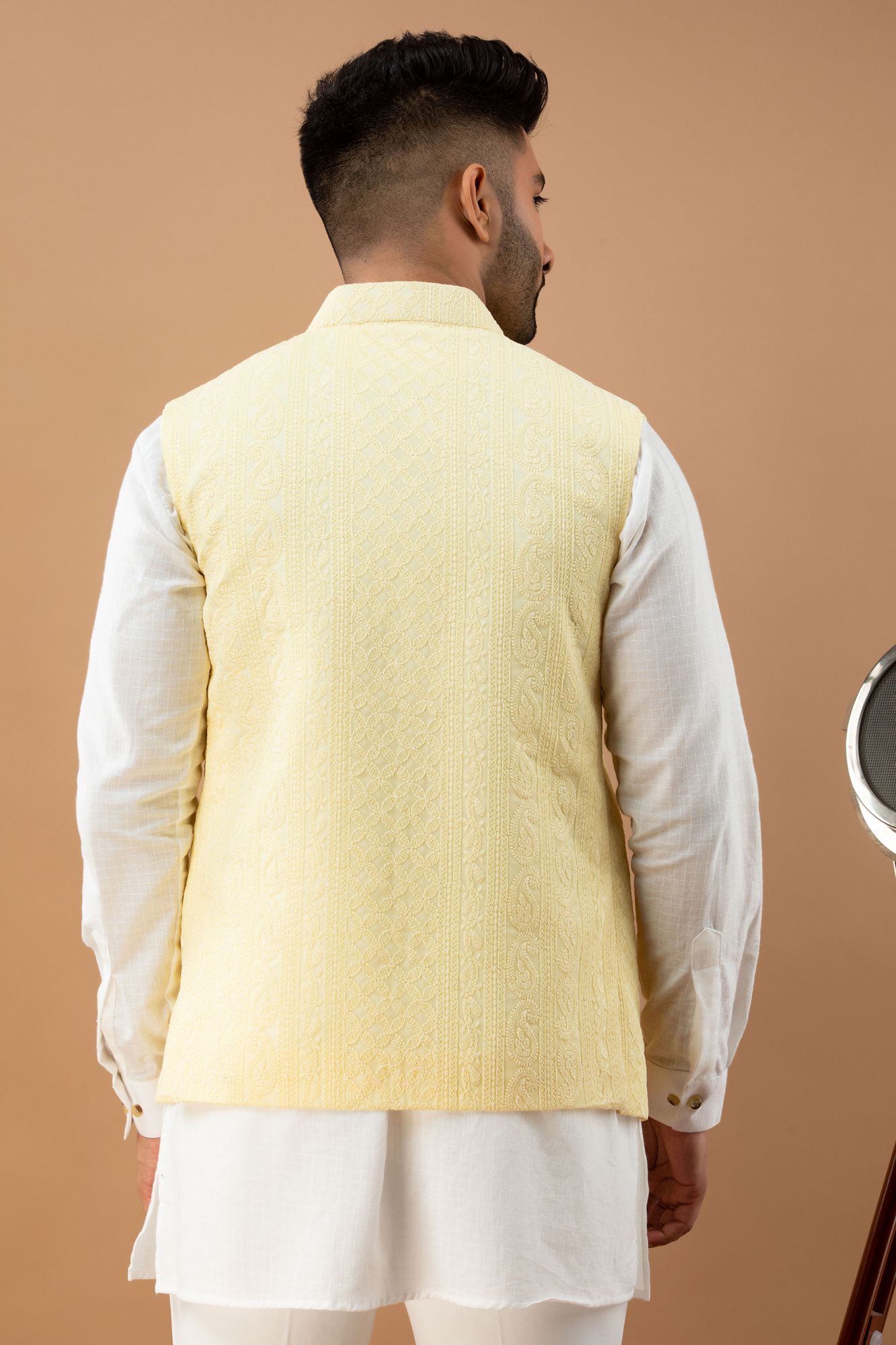 Yellow Embroidered Jacket