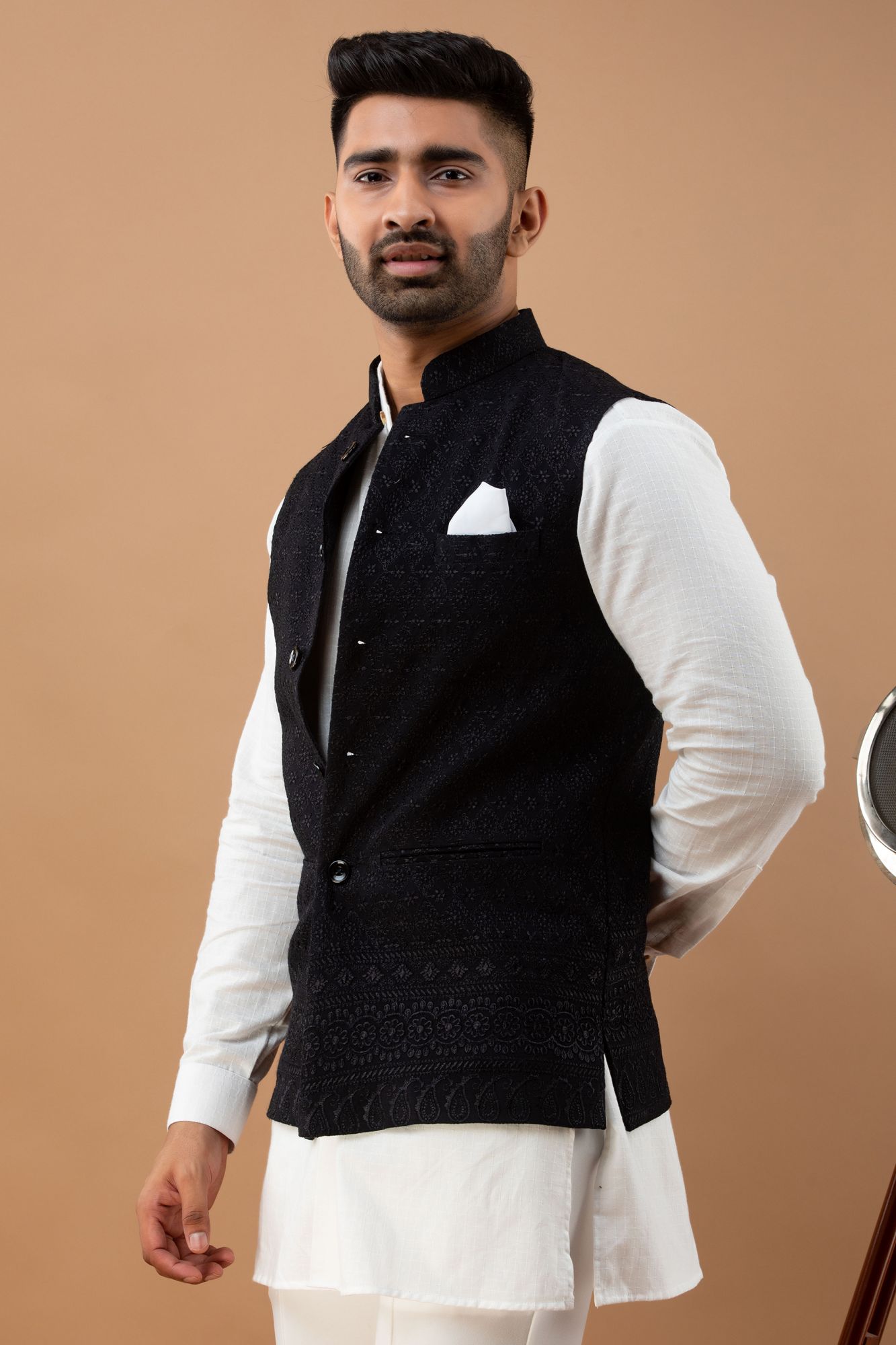 Black Embroidered Jacket