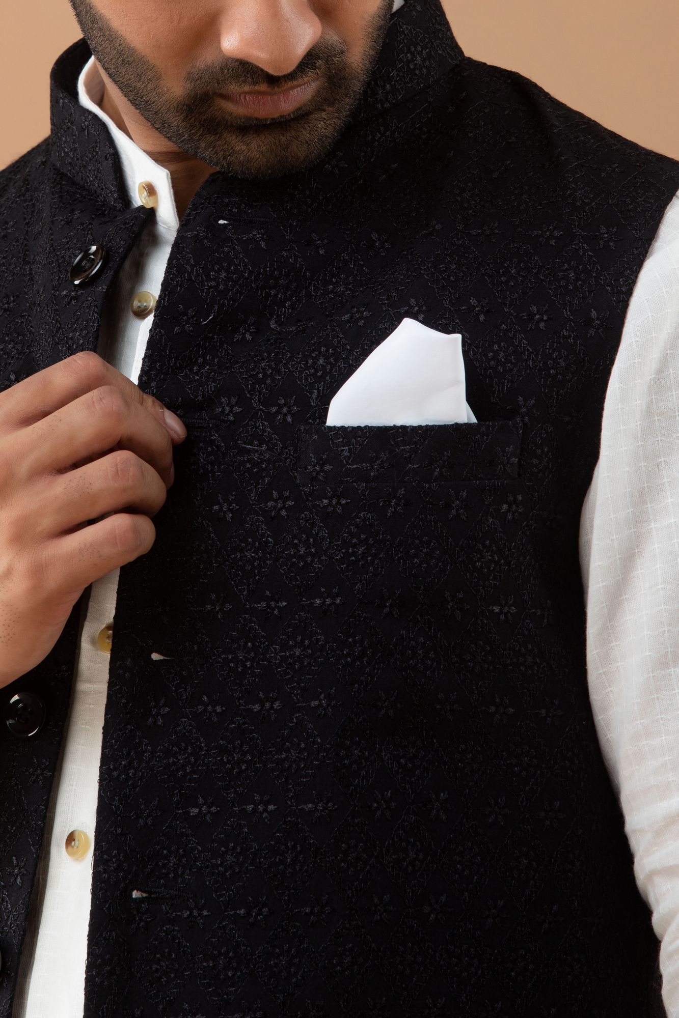 Black Embroidered Jacket