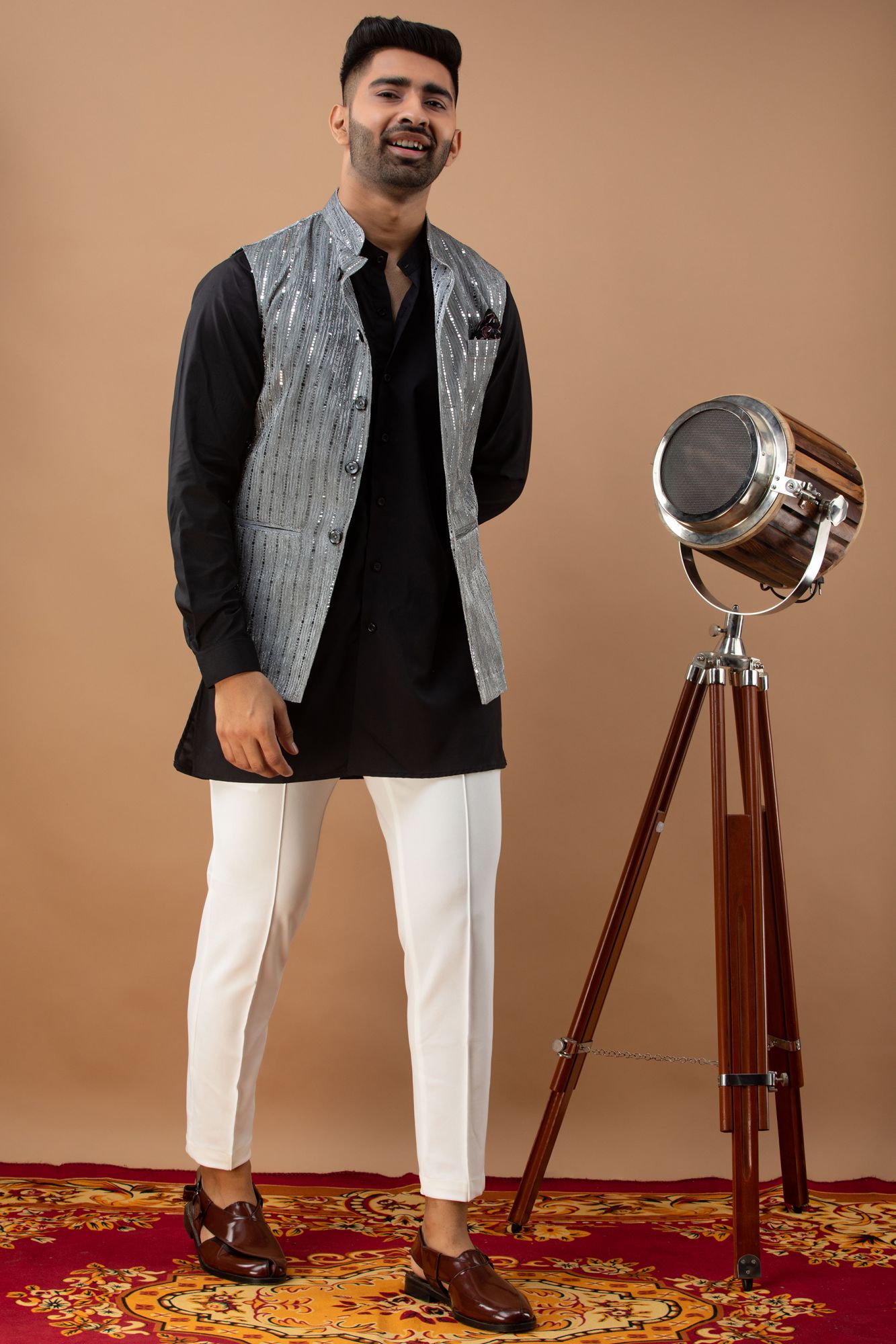 Grey Sequin Jacket