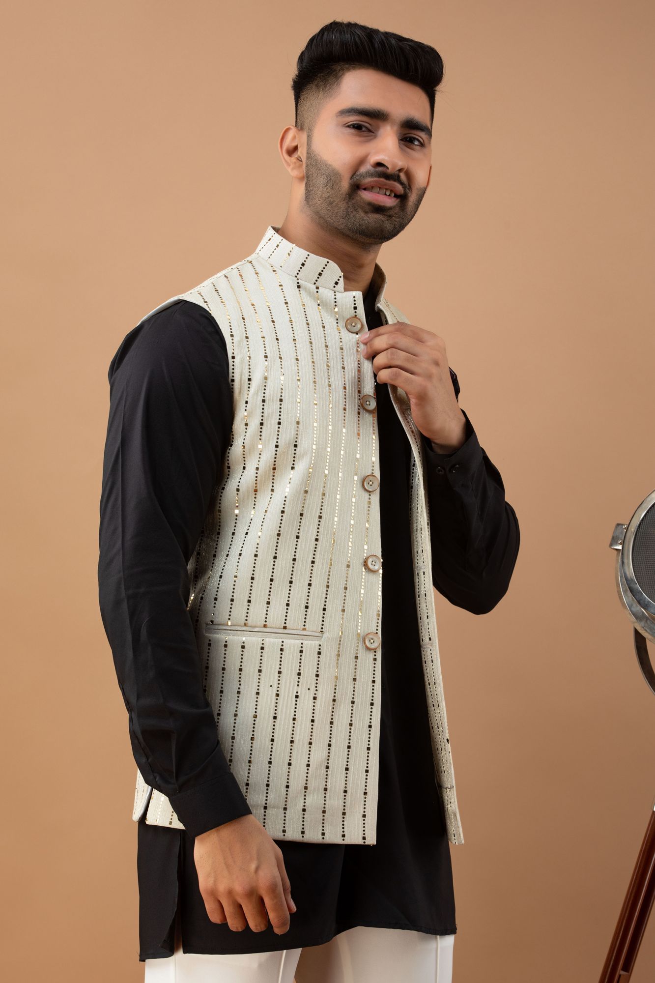 Golden Sequin Jacket