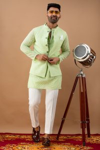 Green Embroidered Jacket