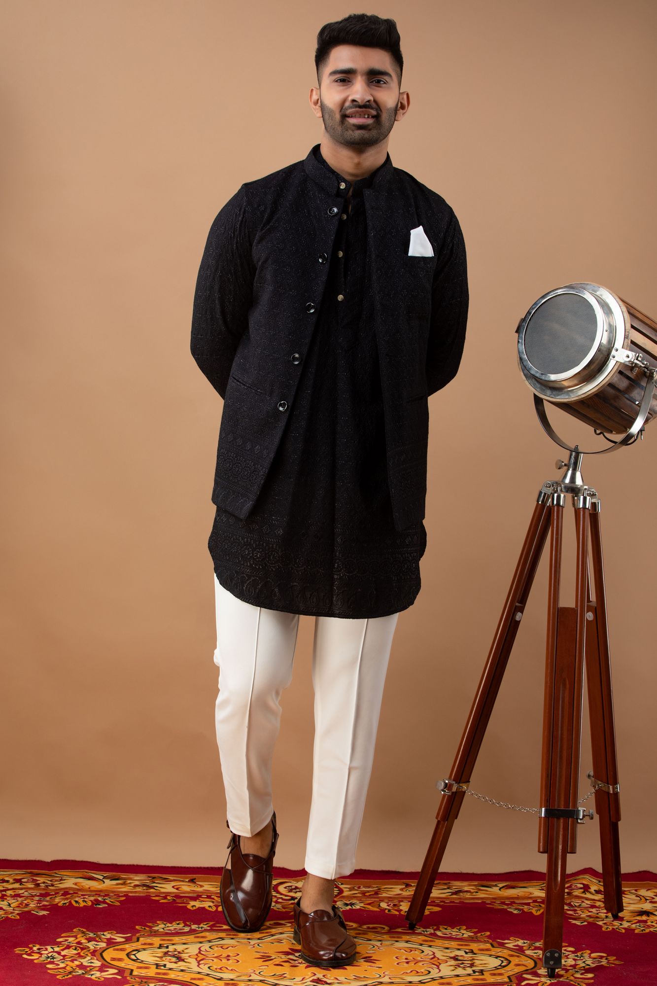 Black Embroidered Jacket