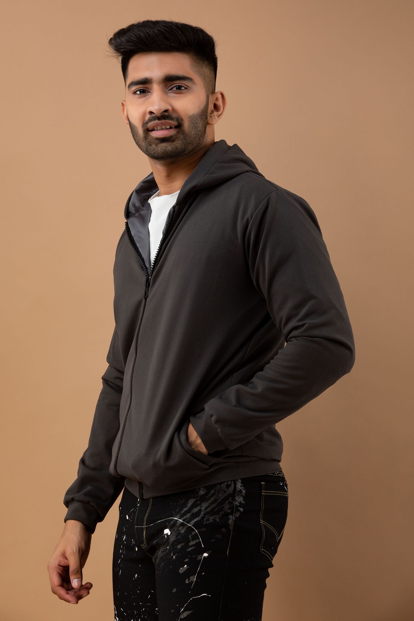 Scuba Jacket in Grey