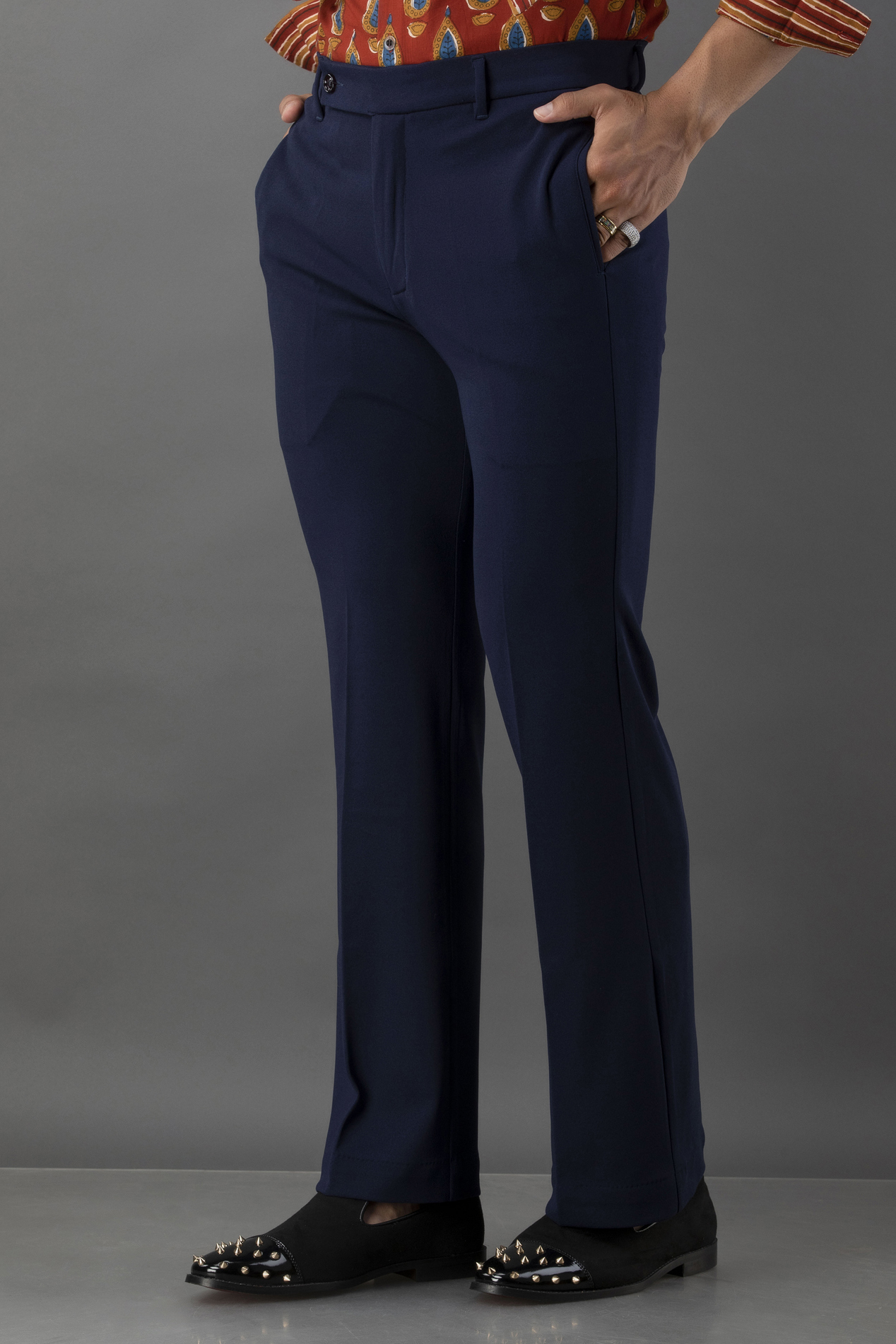 Bootcut Pants In Blue