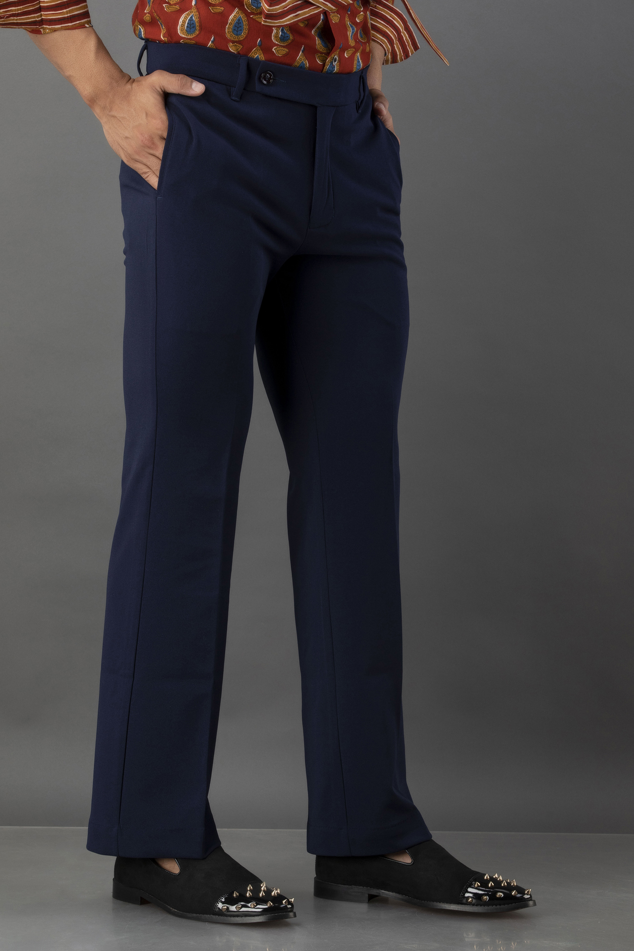 Bootcut Pants In Blue