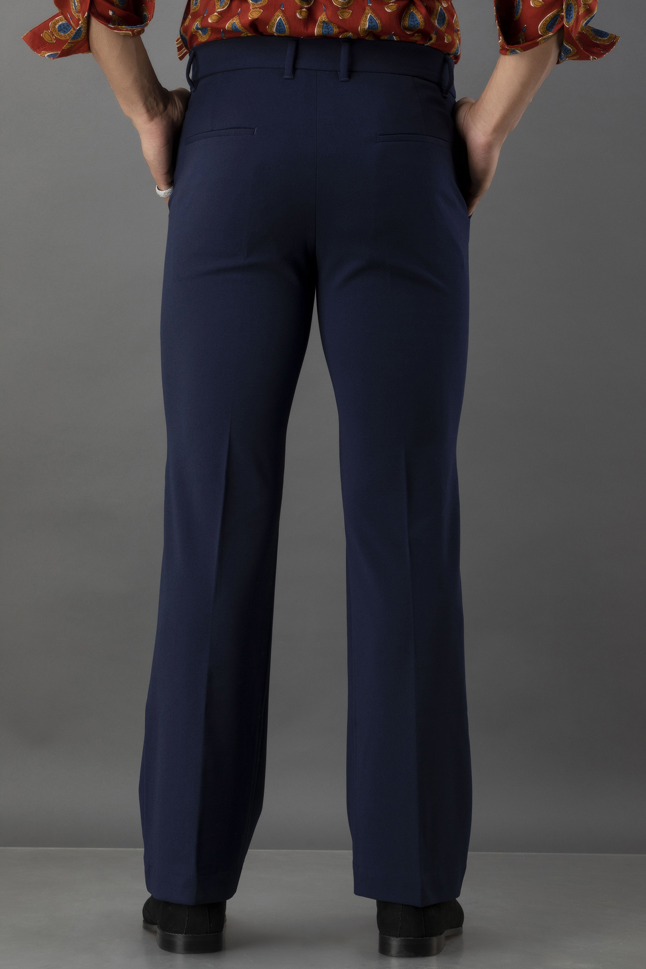 Bootcut Pants In Blue