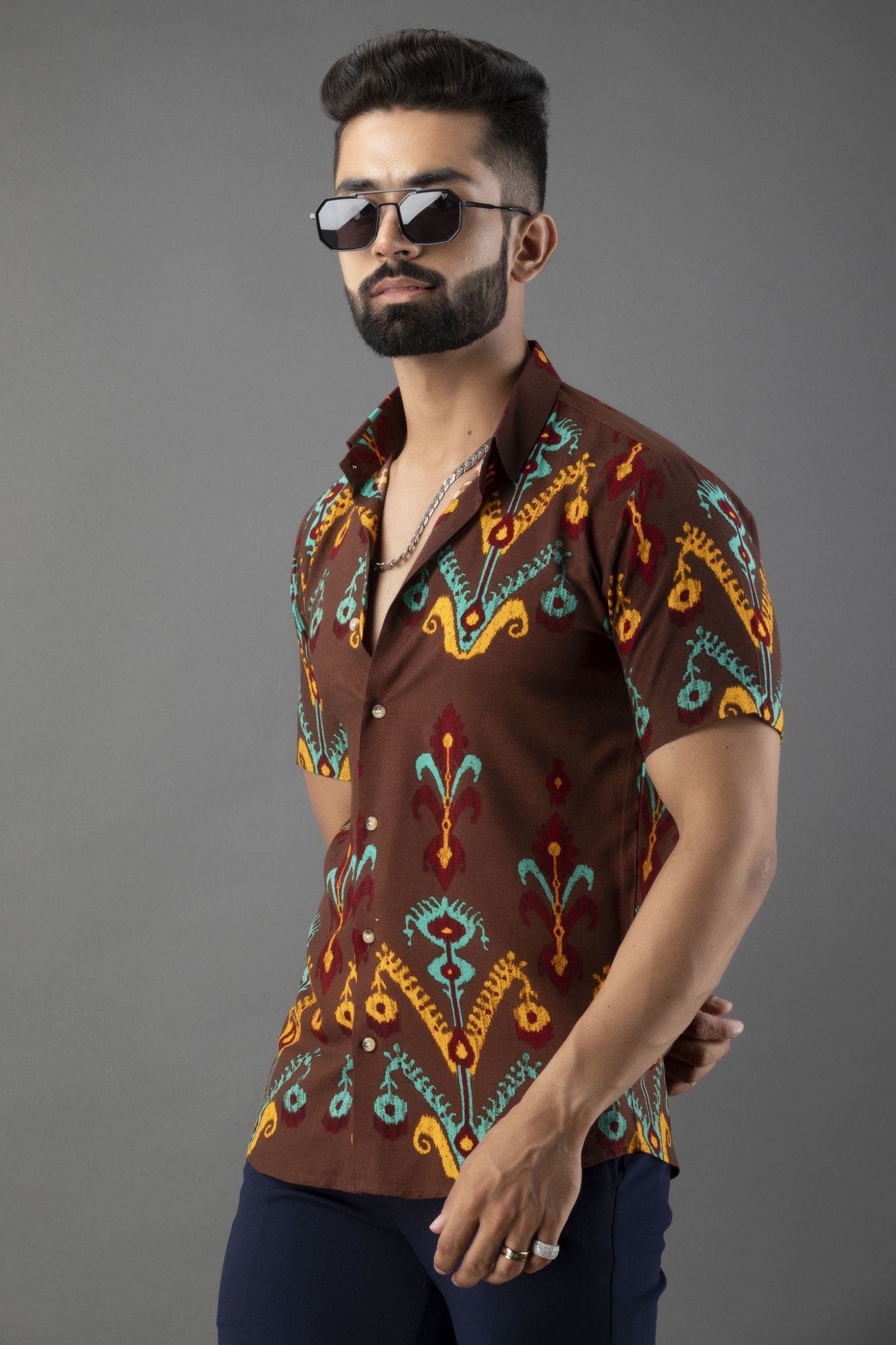Printed Flowing Shirt