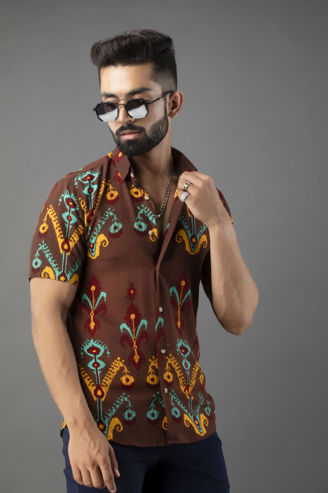 Printed Flowing Shirt