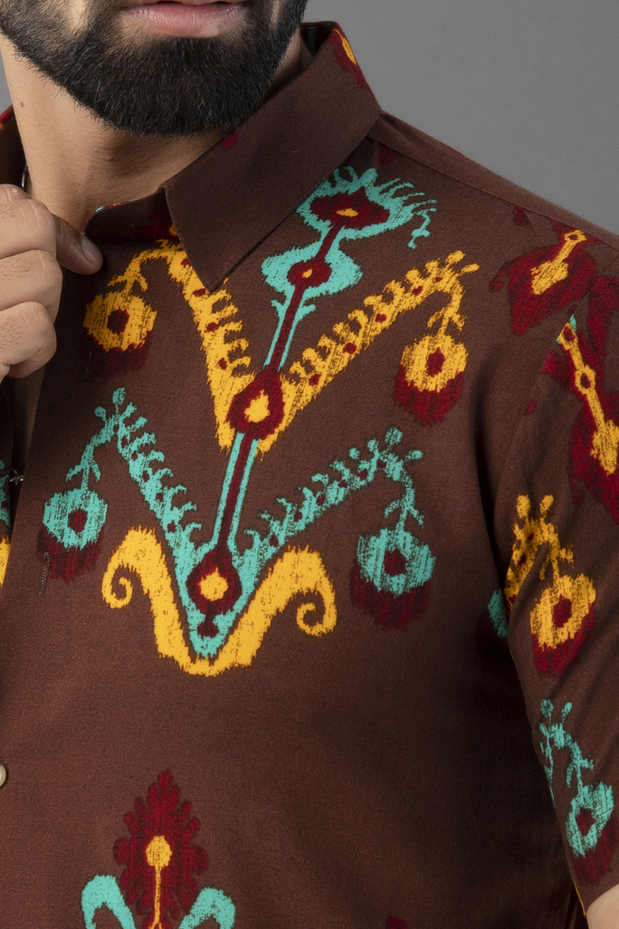 Printed Flowing Shirt