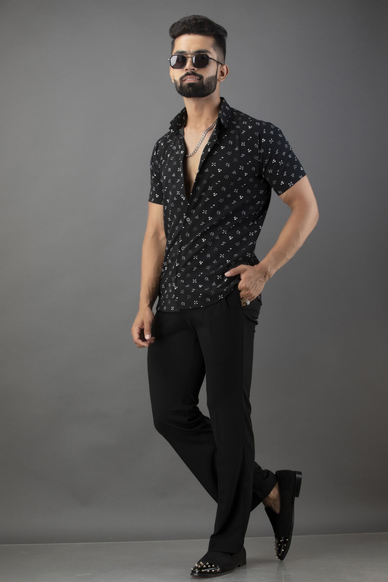 Printed Flowing Shirt