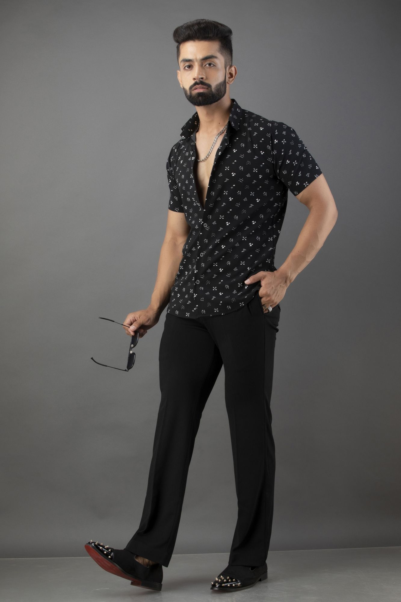 Bootcut Pants In Black