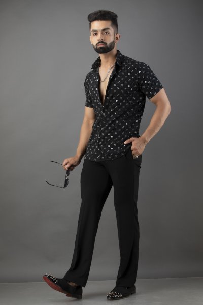 Bootcut Pants In Black