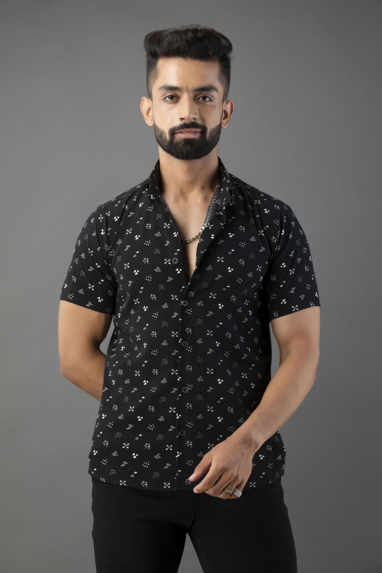 Printed Flowing Shirt