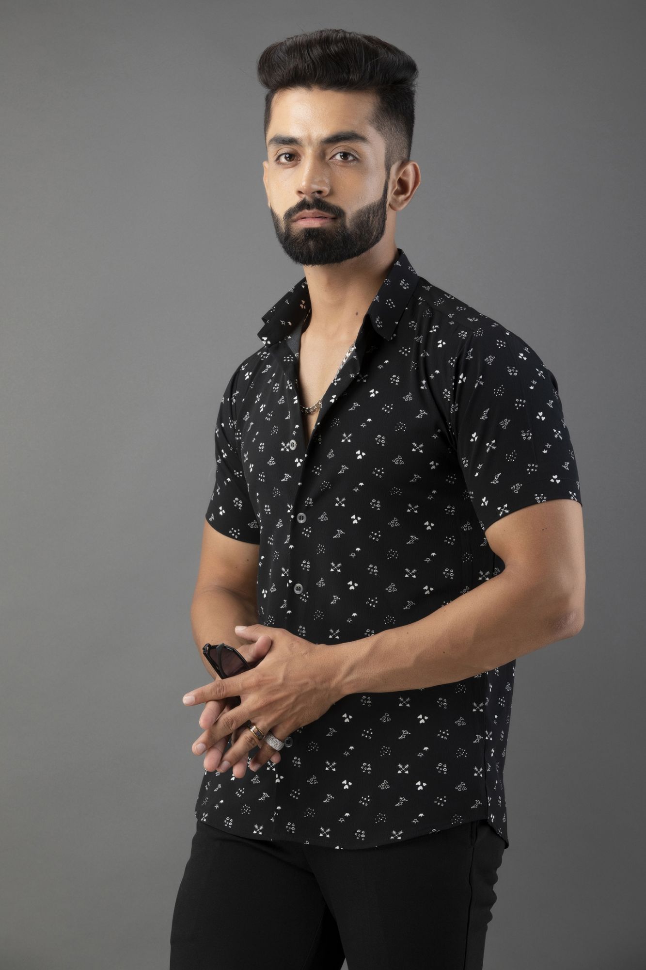 Printed Flowing Shirt