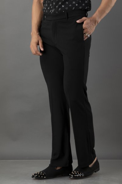 Bootcut Pants In Black