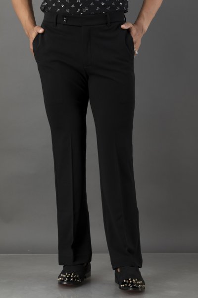 Bootcut Pants In Black