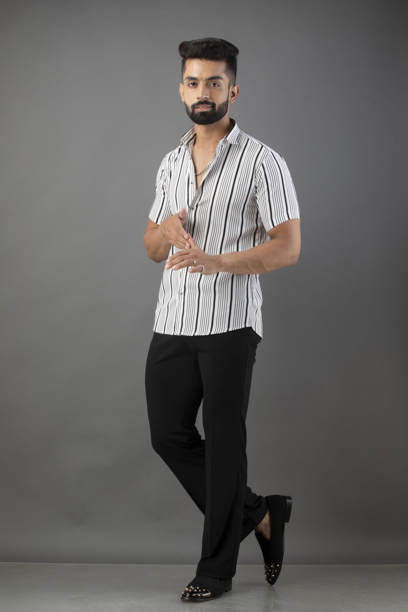 Flowing Striped Shirt