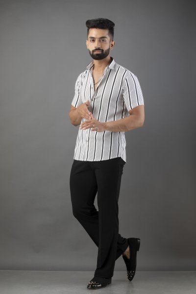 Flowing Striped Shirt