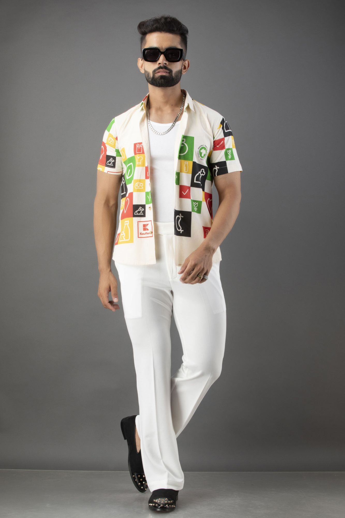 Color Block Overshirt