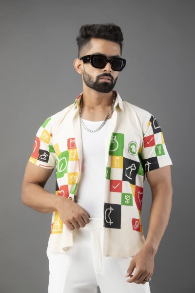 Color Block Overshirt